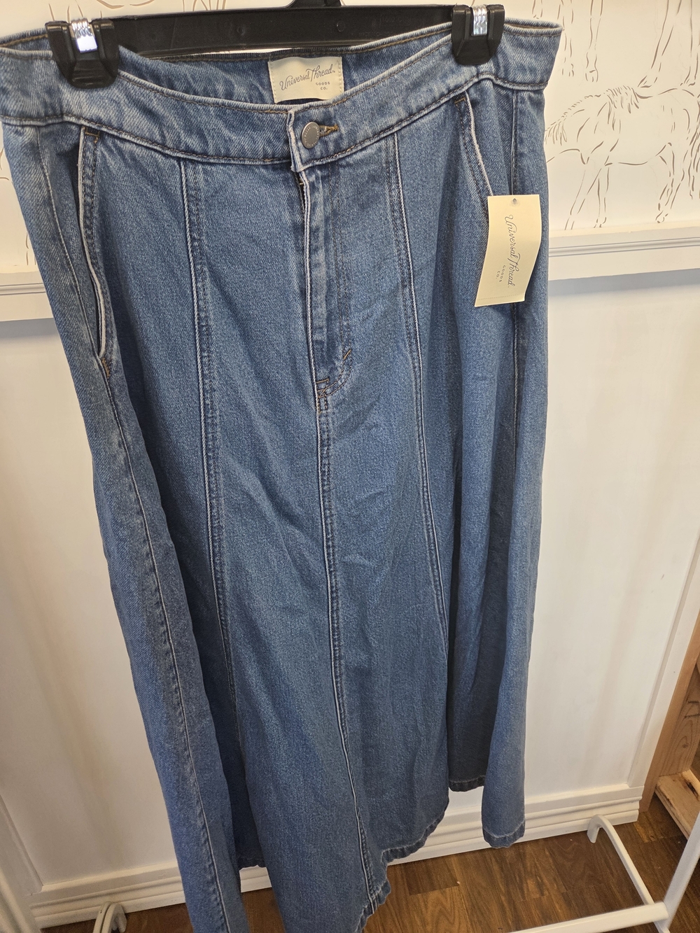 Universal Thread Blue Denim Maxi Skirt - NEW WITH TAG